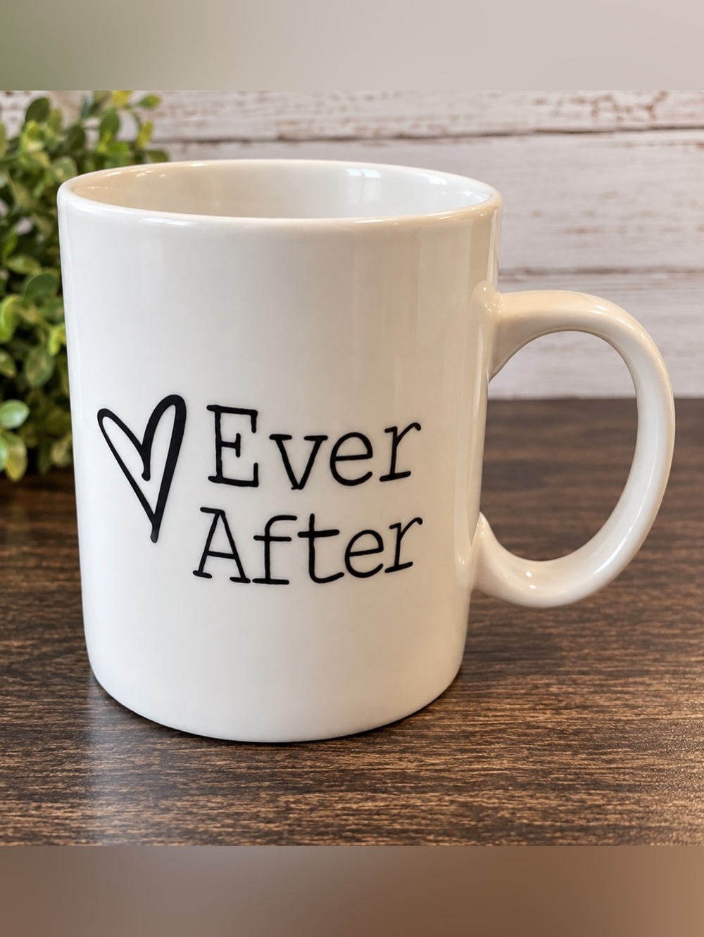 P Graham Dunn Ever After Heart 15 Oz Coffee Mug Wedding Love
